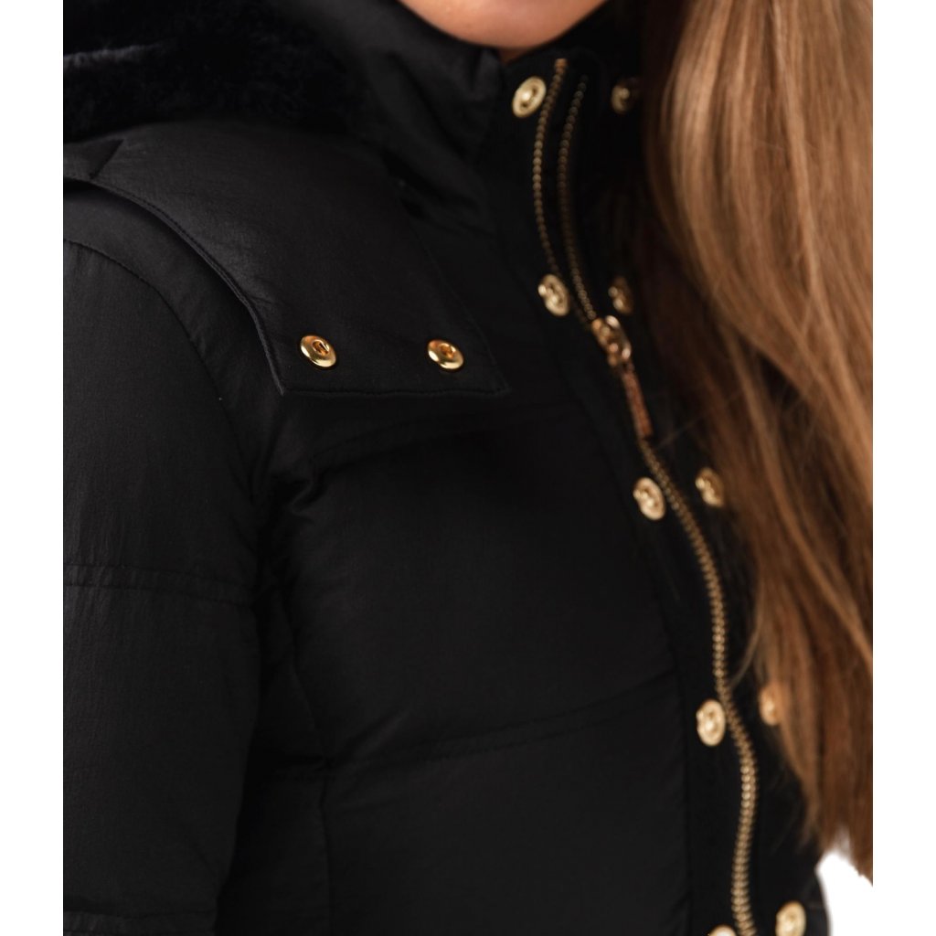 Černá zimní bunda - VERSACE COUTURE - La Vita Fashion