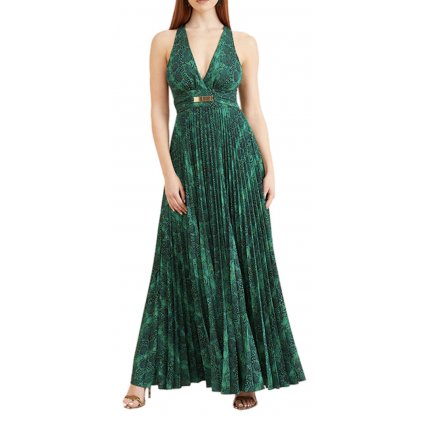 Zelené plisované šaty - MARCIANO GUESS