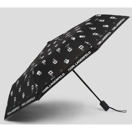 Černý deštník - KARL LAGERFELD | IKONIK