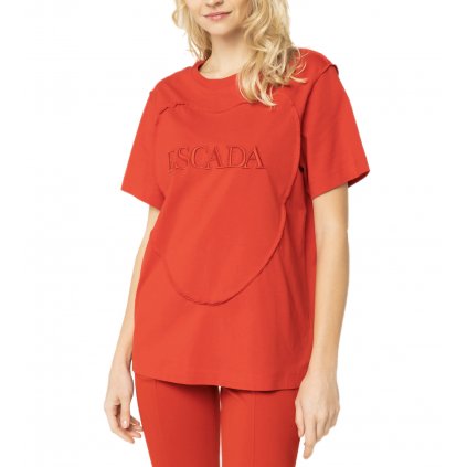 Červené tričko - ESCADA | Rita Ora