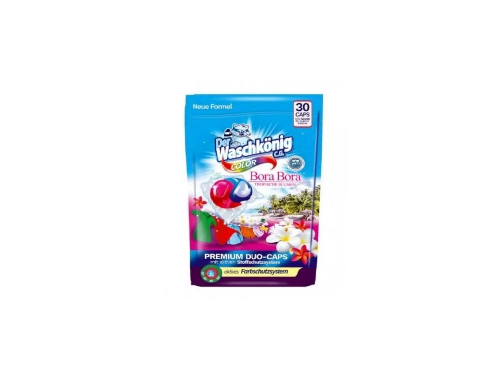 100069 der waschkonig gel tablety 30ks bora bora color