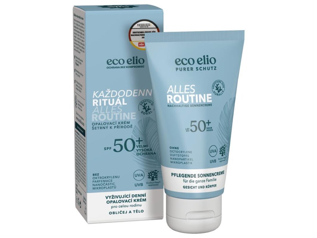 ECO ELIO SONNENSCHUTZ TÄGLICHES RITUAL LSF 50+, 75ml