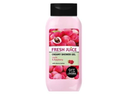 114318 fresh juice sprchovy gel 400ml litchi raspberry