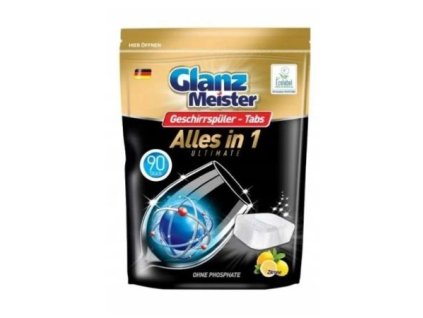 101371 glanz meister ultimate tablety do mycky 90ks lemon