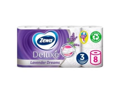 105706 zewa tp deluxe 8ks 3 vrstvy lavender