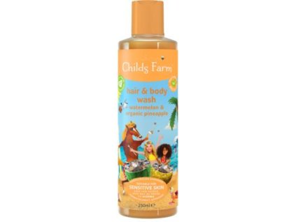 110781 childs farm myci emulze na vlasy a telo meloun a ananas 250 ml
