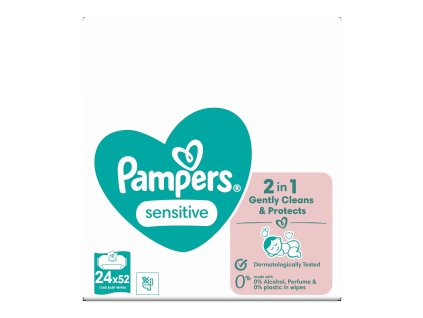118866 pampers wipes 24x52ks kra sensitive