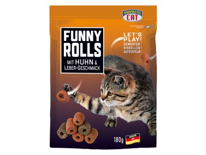 Perfecto Cat Funny Rolls 180g Huhn