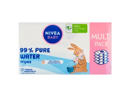 Nivea Baby Feuchttücher (4x57 Stück/Folie) 99% Pure