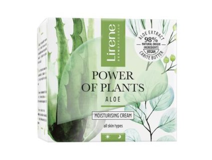 111516 lirene power of plants aloe hydratacni pletovy krem 50 ml