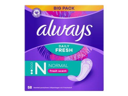 Always-Binden (58 Stück/Packung) Slip Normal Deo