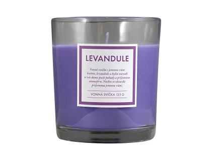 Q Home Kerze 125g Lavendel