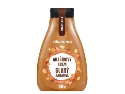 Allnature Erdnusscreme 260g sl Karamell