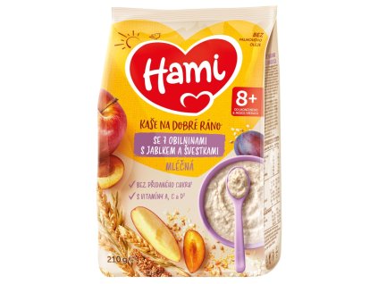 HAMI ml Brei 210g 7 Körner Apfel und Pflaume 8m+