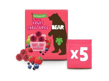 BEAR Fruchtschätze (5 Stück/Karton) Beere