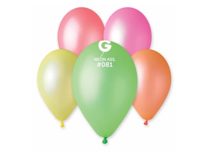 Gemar Luftballons (10 Stück/Beutel) 26cm Neon
