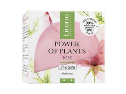111522 lirene power of plants ruze linfingovy pletovy krem 50 ml