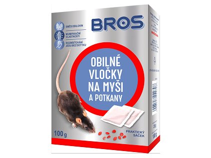 BROS Getreideflocken 5x20g Mäuse und Ratten