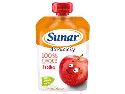 Sunar in der Hand 100g Apfel 4m+