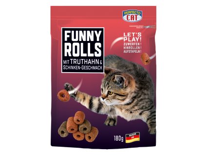 Perfecto Cat Funny Rolls 180g Truthahn