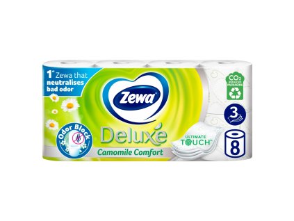 Zewa Toilettenpapier (8 Stück/Falte) 3-lagig Kamille
