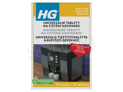 HG Kaffeemaschinen-Reinigungstabletten (10 Stück/Box)