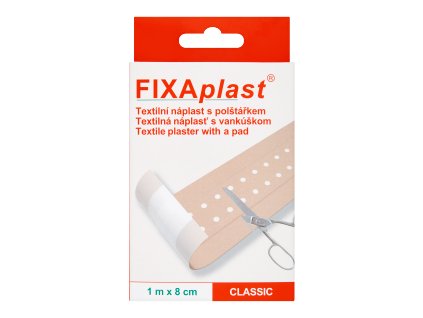 Fixaplast Pflaster 1mx8cm Textil CLASSIC