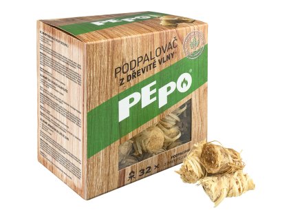 88759 pe po podpalovac 32ks krabice drevita vlna