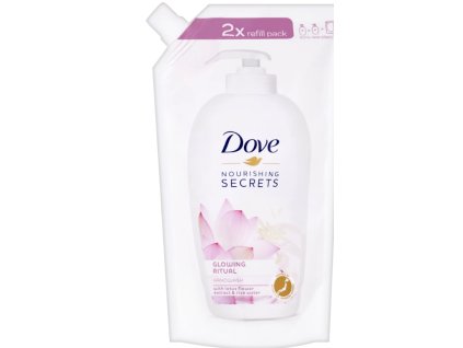 Dove Nourishing Secrets Radiant Ritual Flüssigseife mit Lotusblüte und Reiswasser, Nachfüllpackung, 500 ml