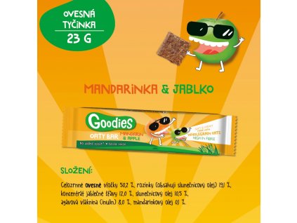 Goodies Haferriegel 23g Mandarine und Apfel