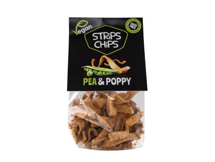 Streifen Chips 80g Erbsen mit Mohn