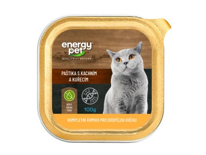 123636 energy pet pastika 100g kachna kure