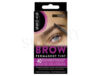 124287 syoss brow tint 17ml tmave hnedy
