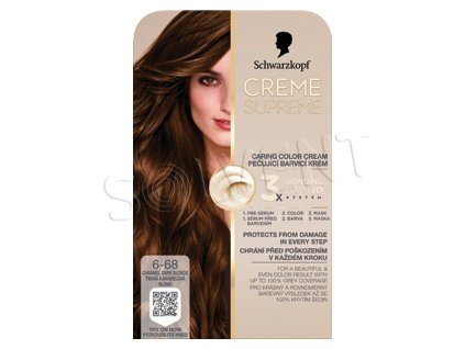Creme Supreme 6-68 Dunkles Karamellblond