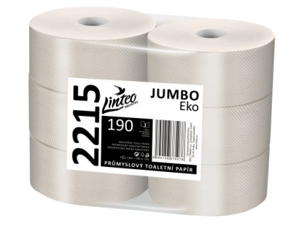 JUMBO EKO 190, 1-lagig grau recycelt, 130m (6Stk)