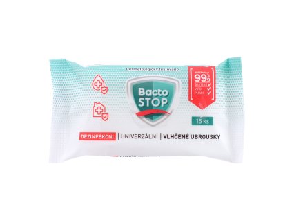 BactoSTOP Hygien Feuchttücher (15 Stück/Beutel)