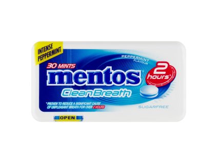 MENTOS CleanBreath 21g Pfefferminze