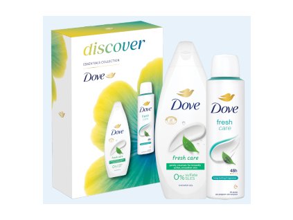 Dove Geschenkset für Frauen Fresh Care (Deodorant Spray 150ml + Duschgel 250ml)