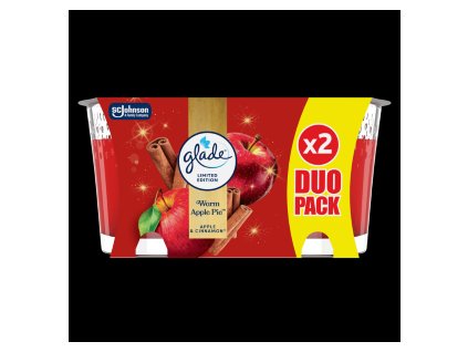 Glade DUO Kerzen 2x112g Warm Apple Pie