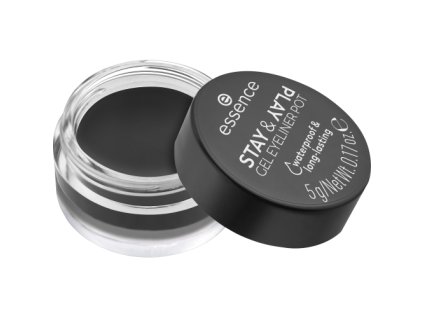 essence gel eyeliner STAY & PLAY 01