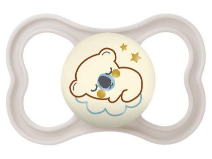 MAM Schnuller Air Night 6+, Grau/Koala