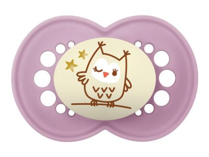 MAM Schnuller Night 6+, lila/Eule