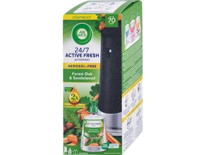 Air Wick Active Fresh Diffusor + Nachfüller 228ml Eiche und Sandelholz Stk