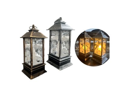 LED-Lampe, 5,3 x 5,3 x 13 cm, Kunststoff