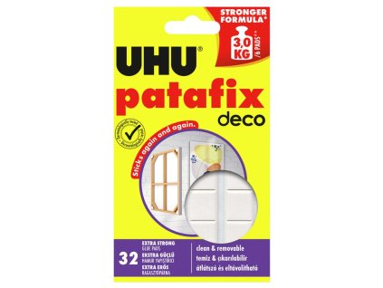 UHU selbstklebendes Gummi Patafix Homedeco 32 Stück