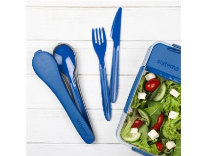 Sistema To Go Besteckset, gemischte Farben