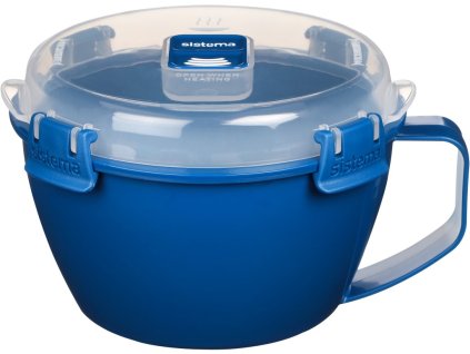 Sistema Mikrowellen-Nudel- und Pommes-Frites-Behälter 940 ml, blau