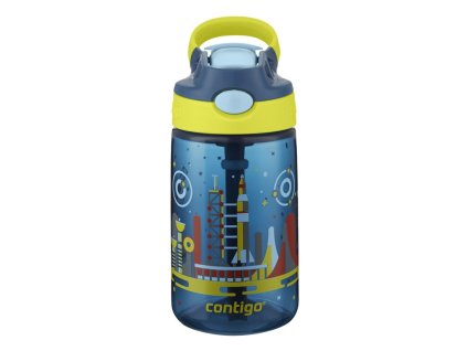 Contigo Babyflasche Gizmo Flip 420 ml, Blau Nautical Space