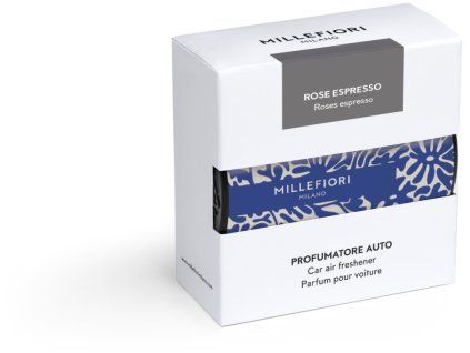 Millefiori Icon Rose Espresso Autoduft Textile Floral