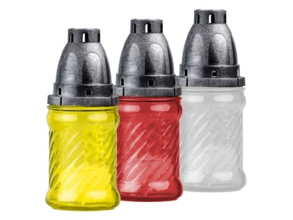 Friedhofsglas, 14 cm, Ablagerung 30 g, 15 Std. Zylinder, verschiedene Farben